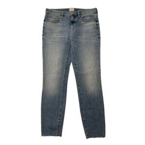 J.Crew 9" Toothpick Fitted Hip/Thigh Light Wash Jeans Size 29 #1849